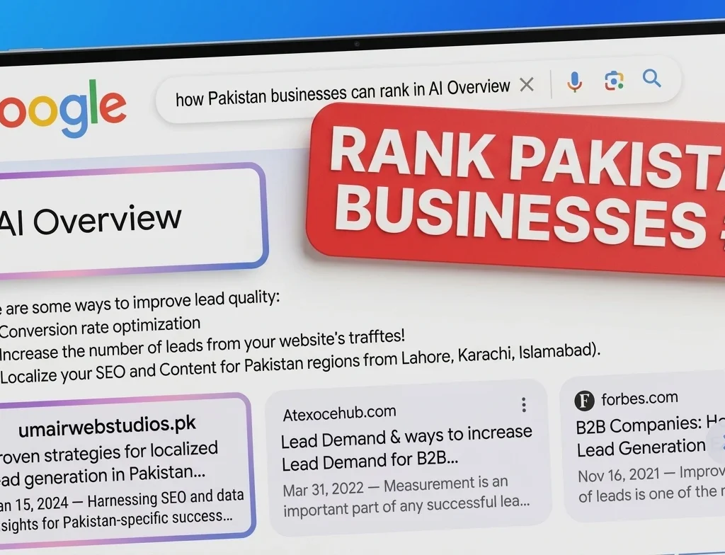 How Pakistan Businesses Can Rank in Google AI Overview